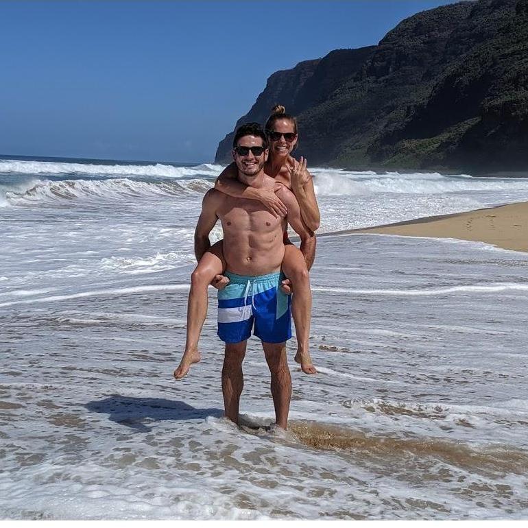 Post Engagement bliss in Hawaii!