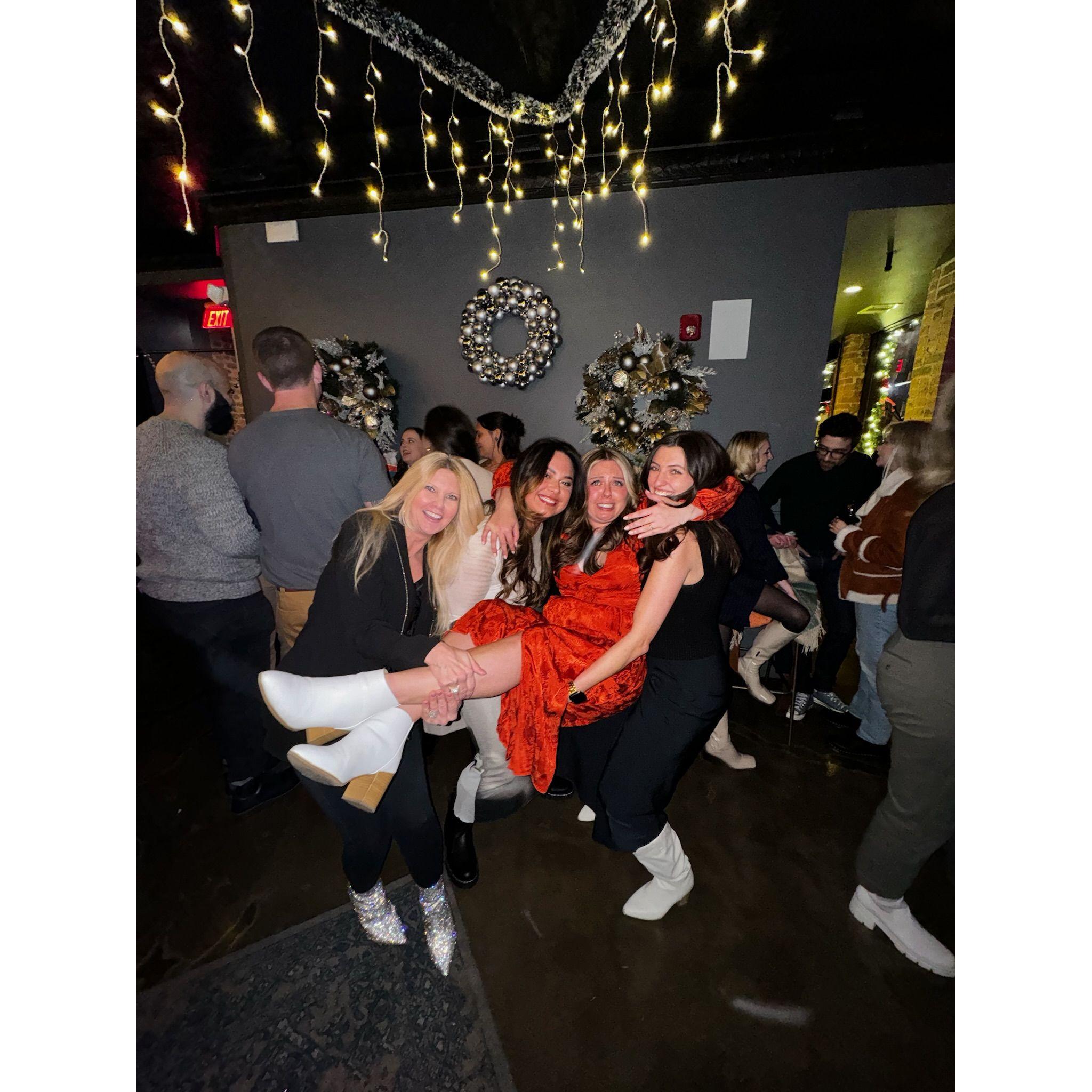 A fun, inimate night at our engagement party!