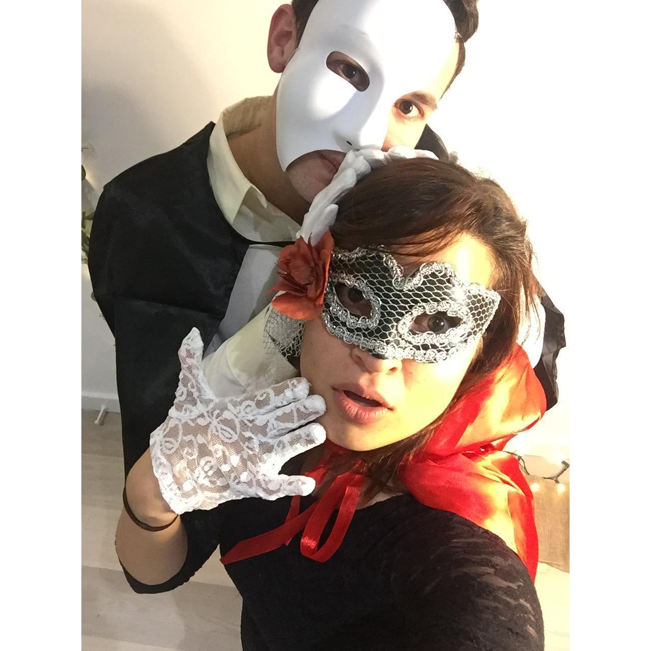 We LOVE Halloween- this year was Phantom of the Opera