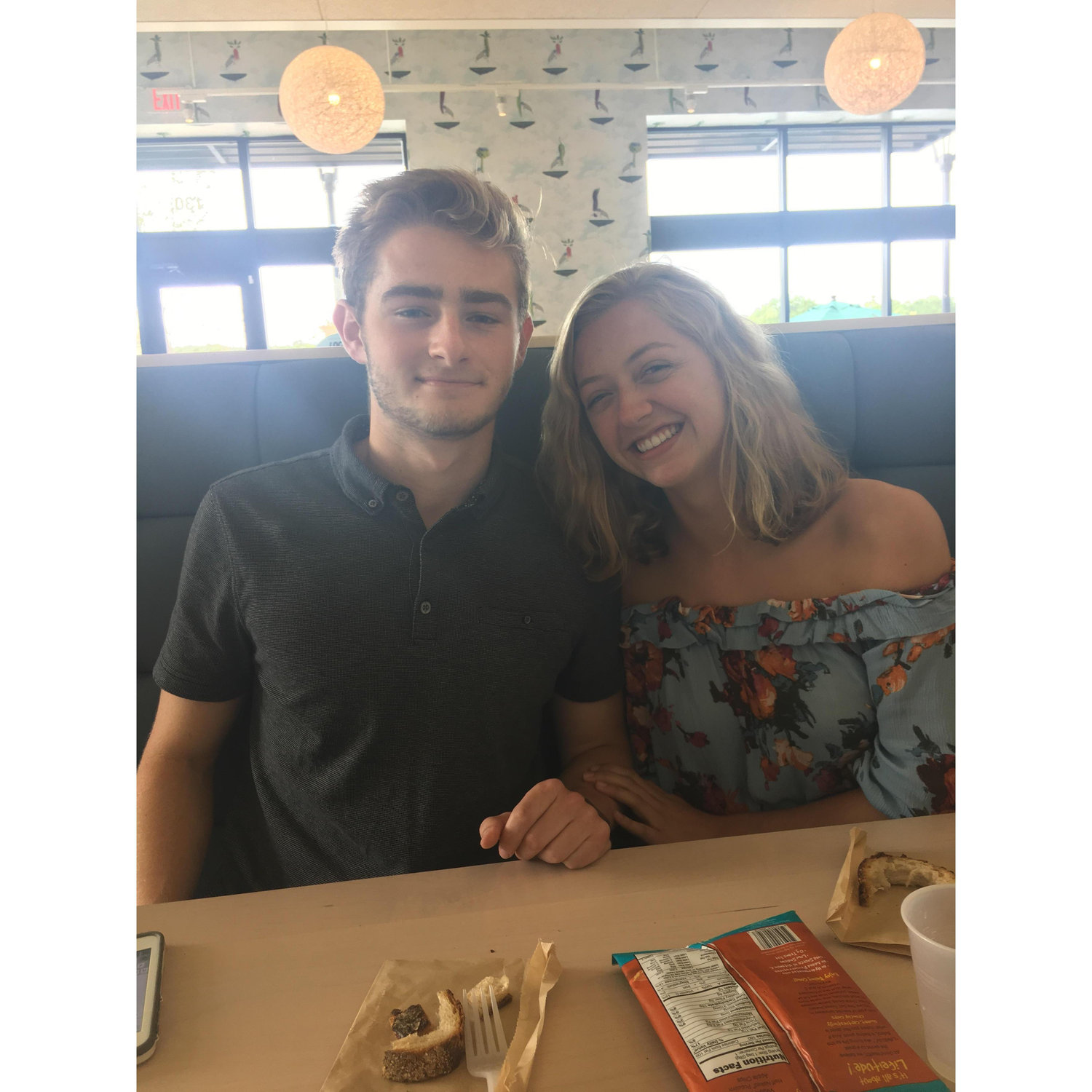 SEPTEMBER 10, 2017
first picture together...we have looked like a married couple from the start lol