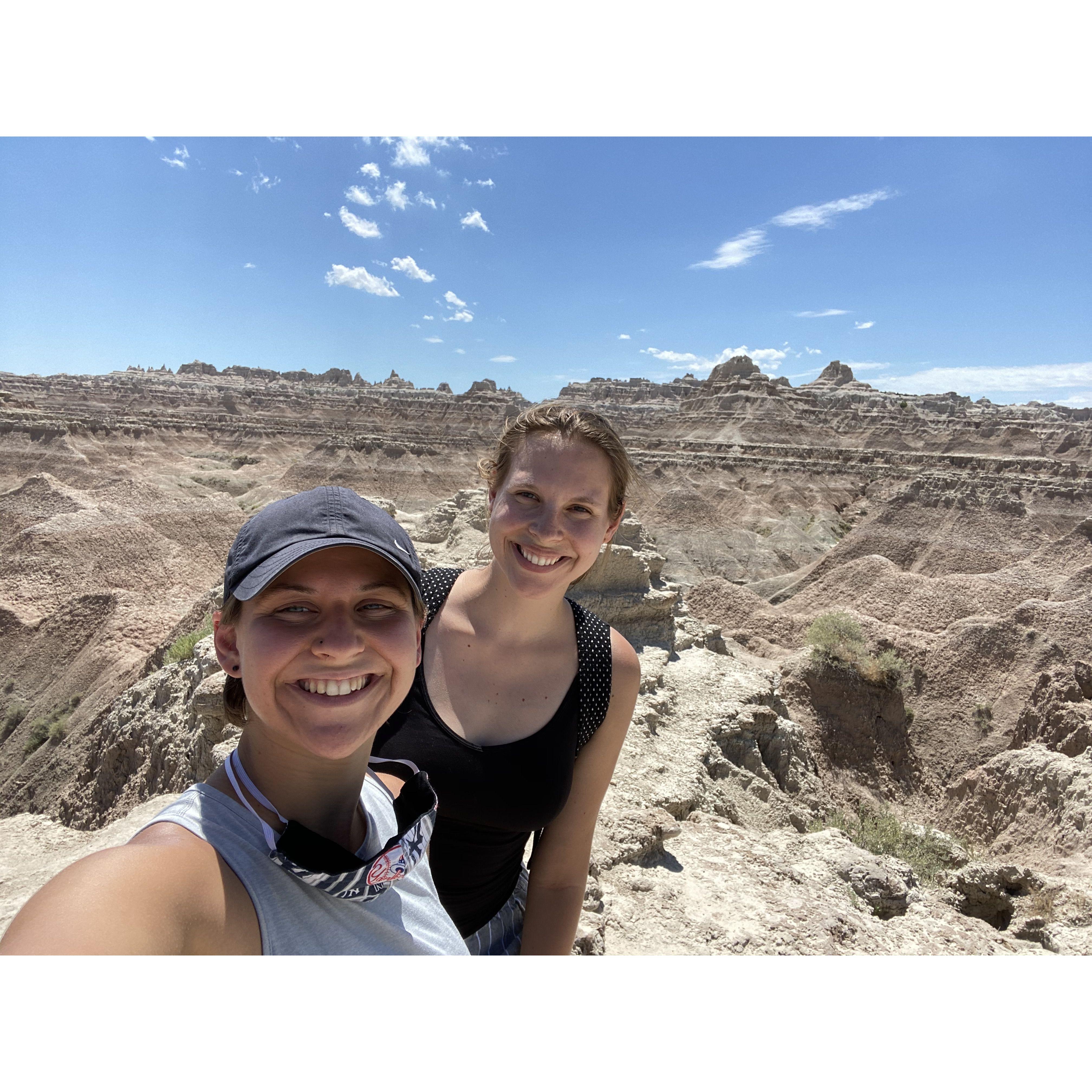 The Badlands National Park is an adult playground! (if you haven't noticed yet we love a national park)