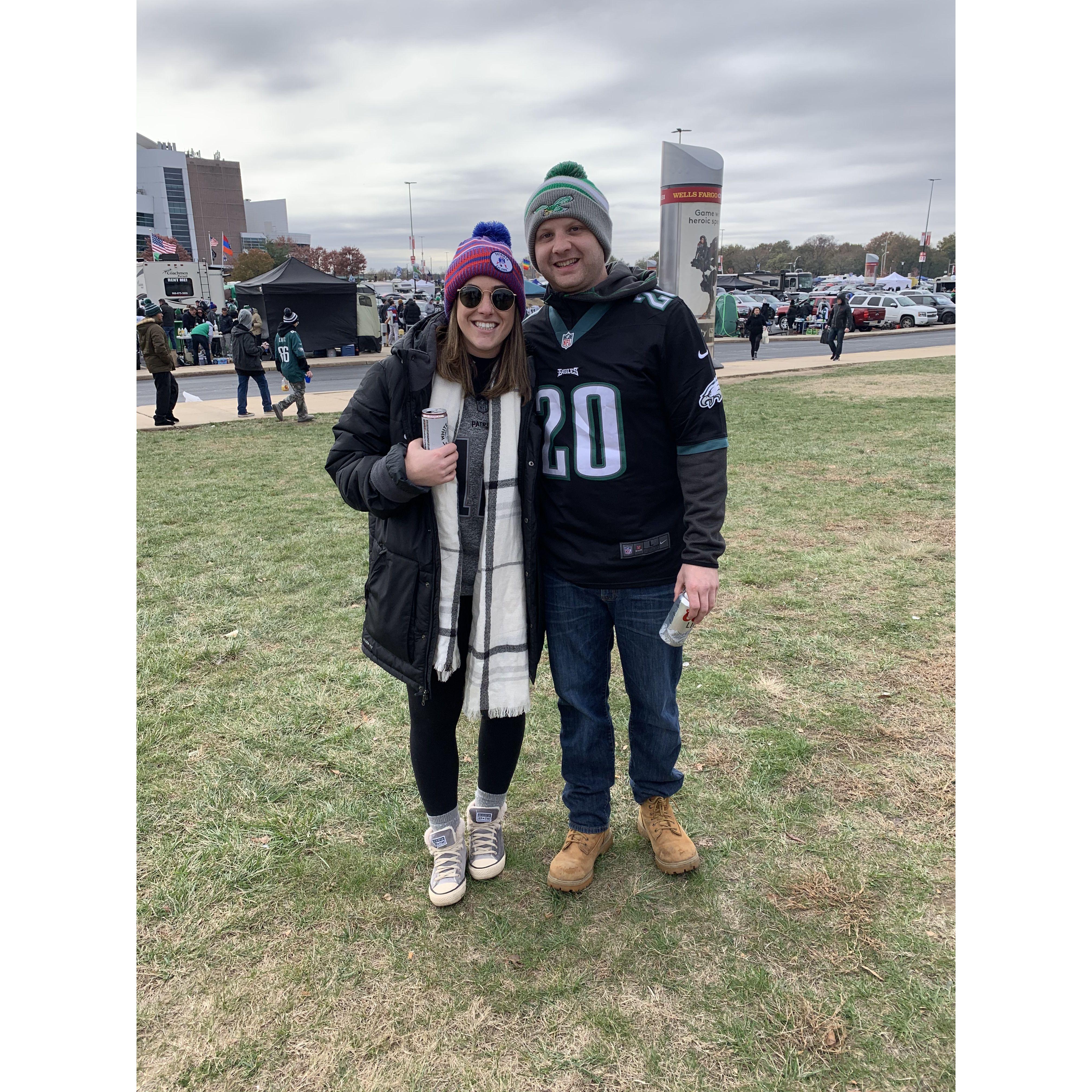 Pats vs Eagles 2019 tailgate 