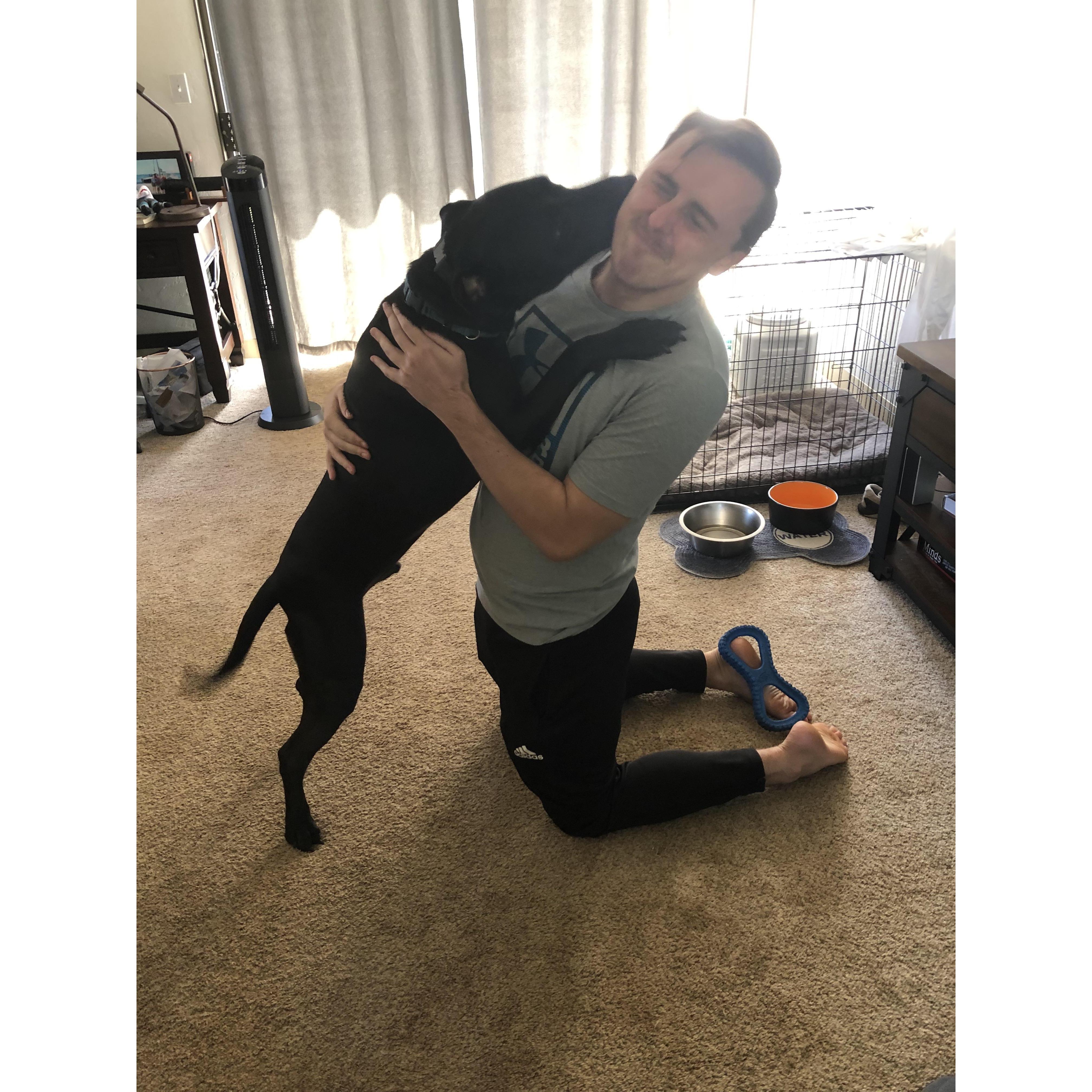 Such a good dog Dad! <33