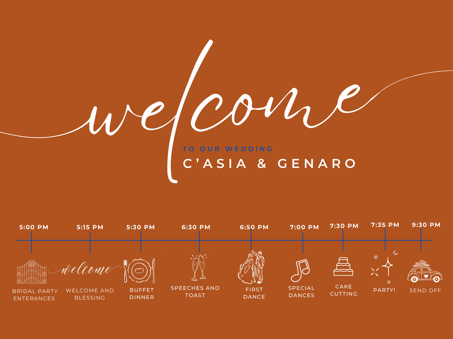 The Wedding Website of C’Asia Miles and Genaro Prencipe