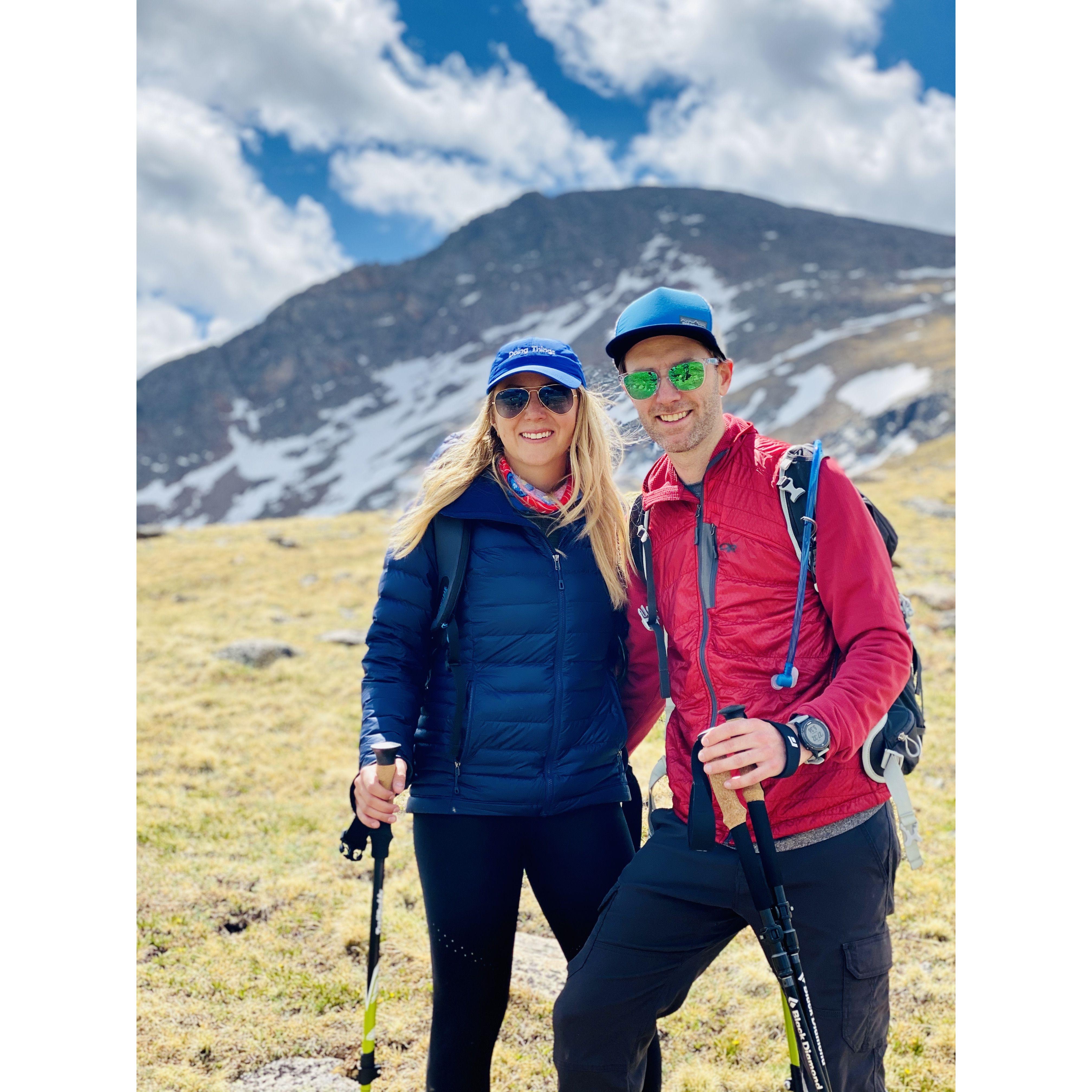 Our first 14er - Mt Bierdstat