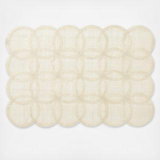 Rings Rectangular Placemat, Set of 4