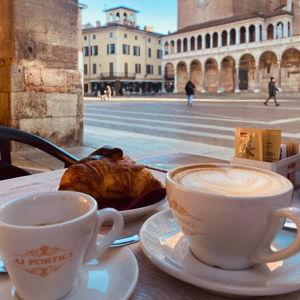 Morning Cappuccinos in Italy