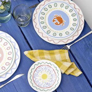 COSTA NOVA Summer Bliss Appetizer Plate x6