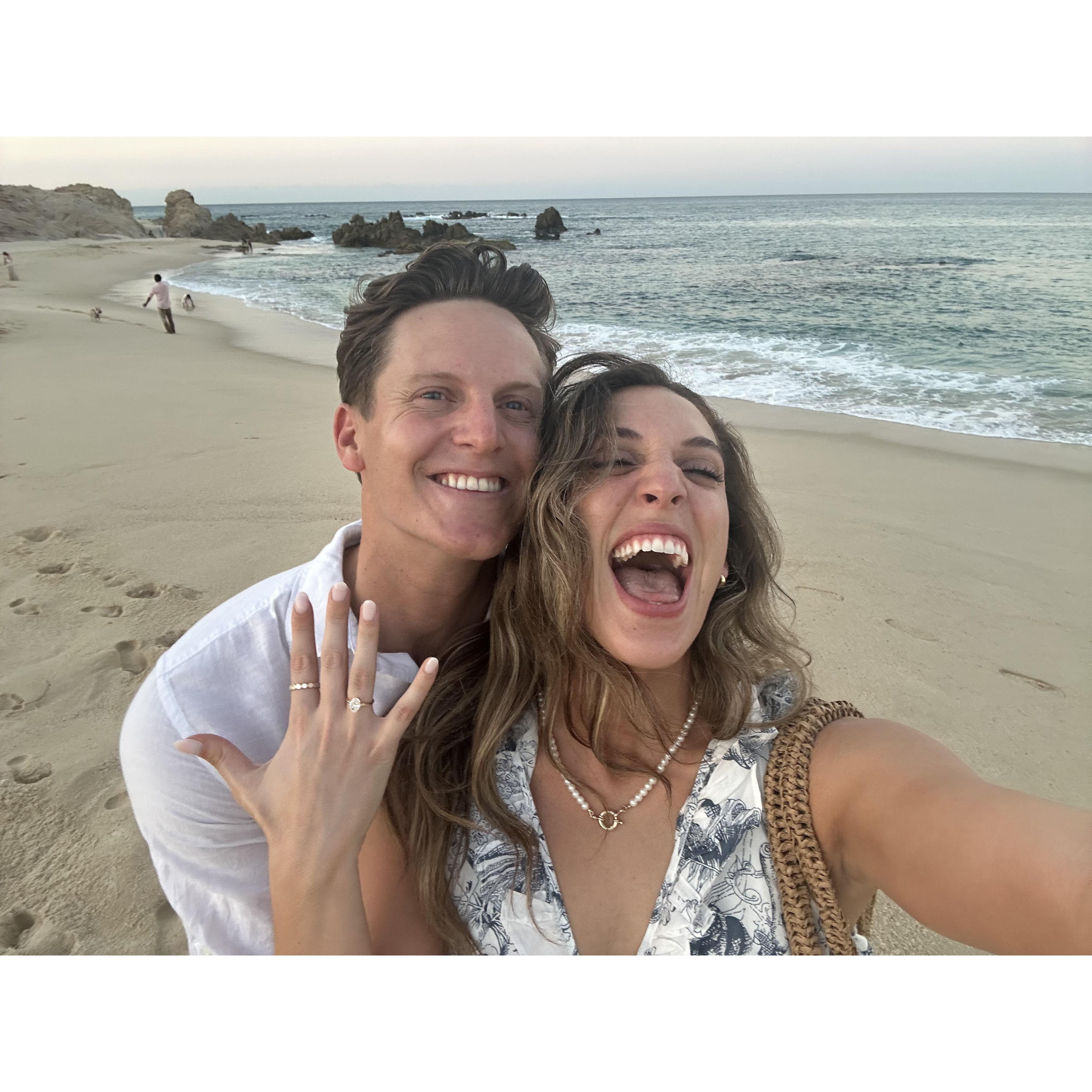 Engaged and full of joy.
