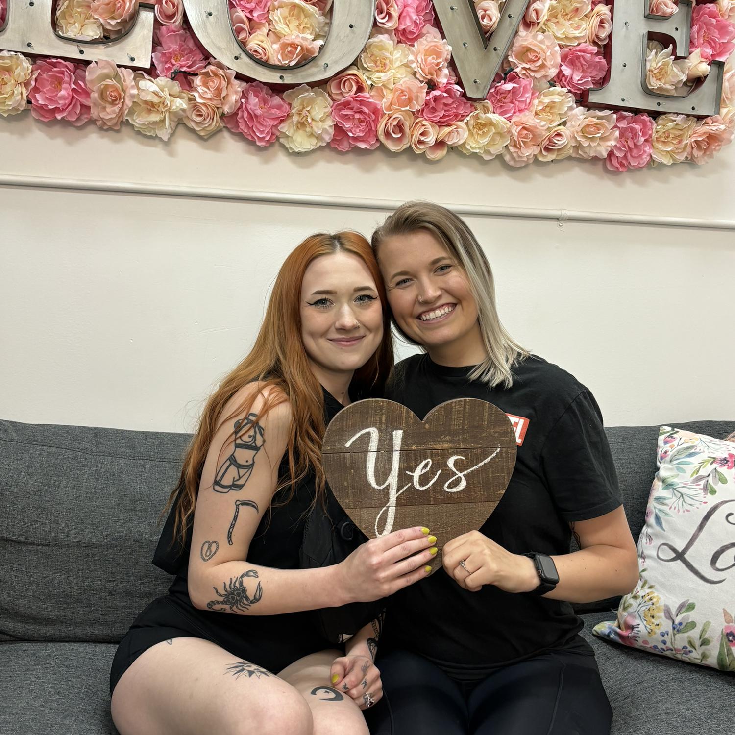 We said yes to our dresses! May 29, 2024!