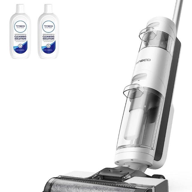 Tineco iFLOOR 3 Breeze Complete Wet Dry Vacuum Cordless Floor Cleaner and Mop One-Step Cleaning for Hard Floors