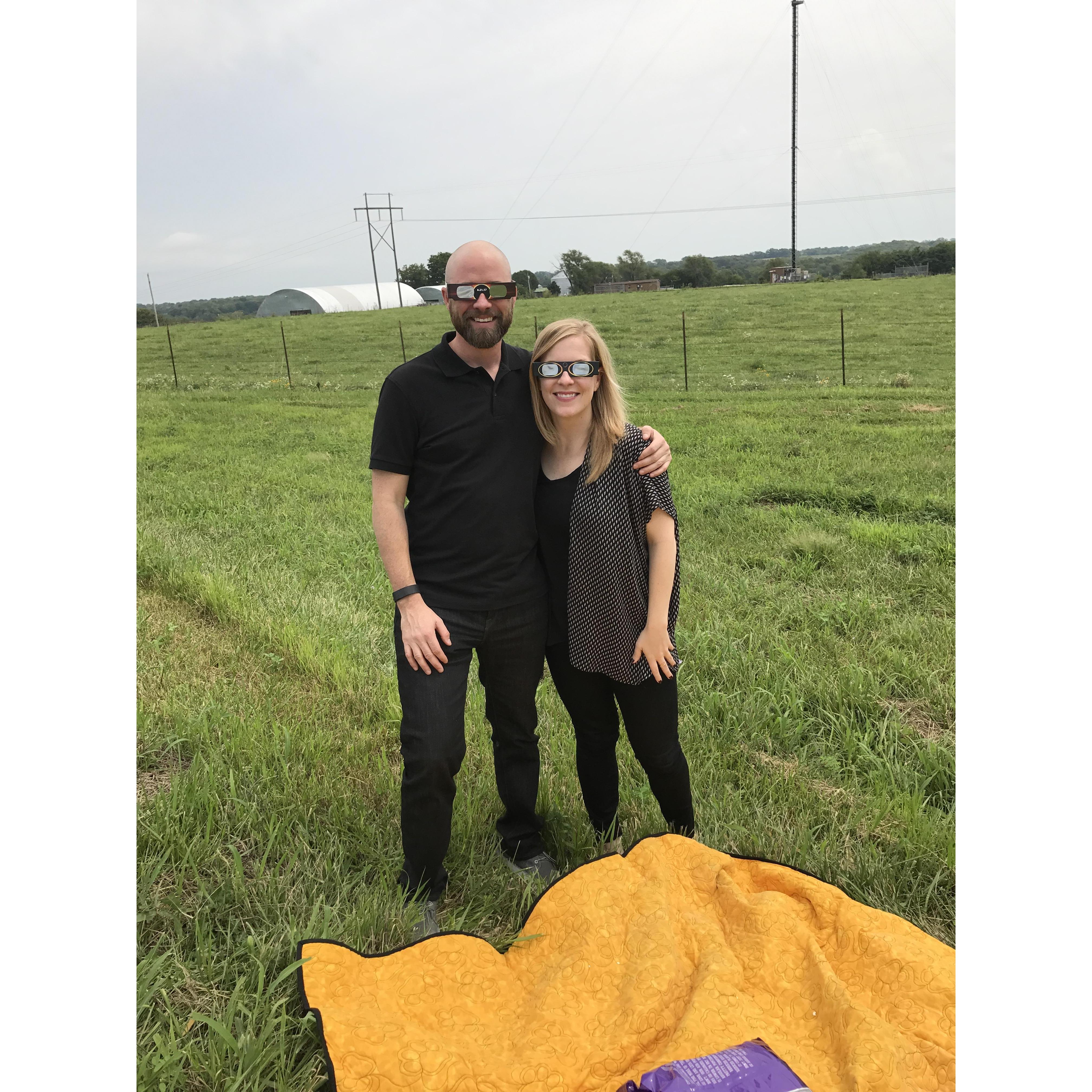Eclipse 2017. We wore all black, get it?