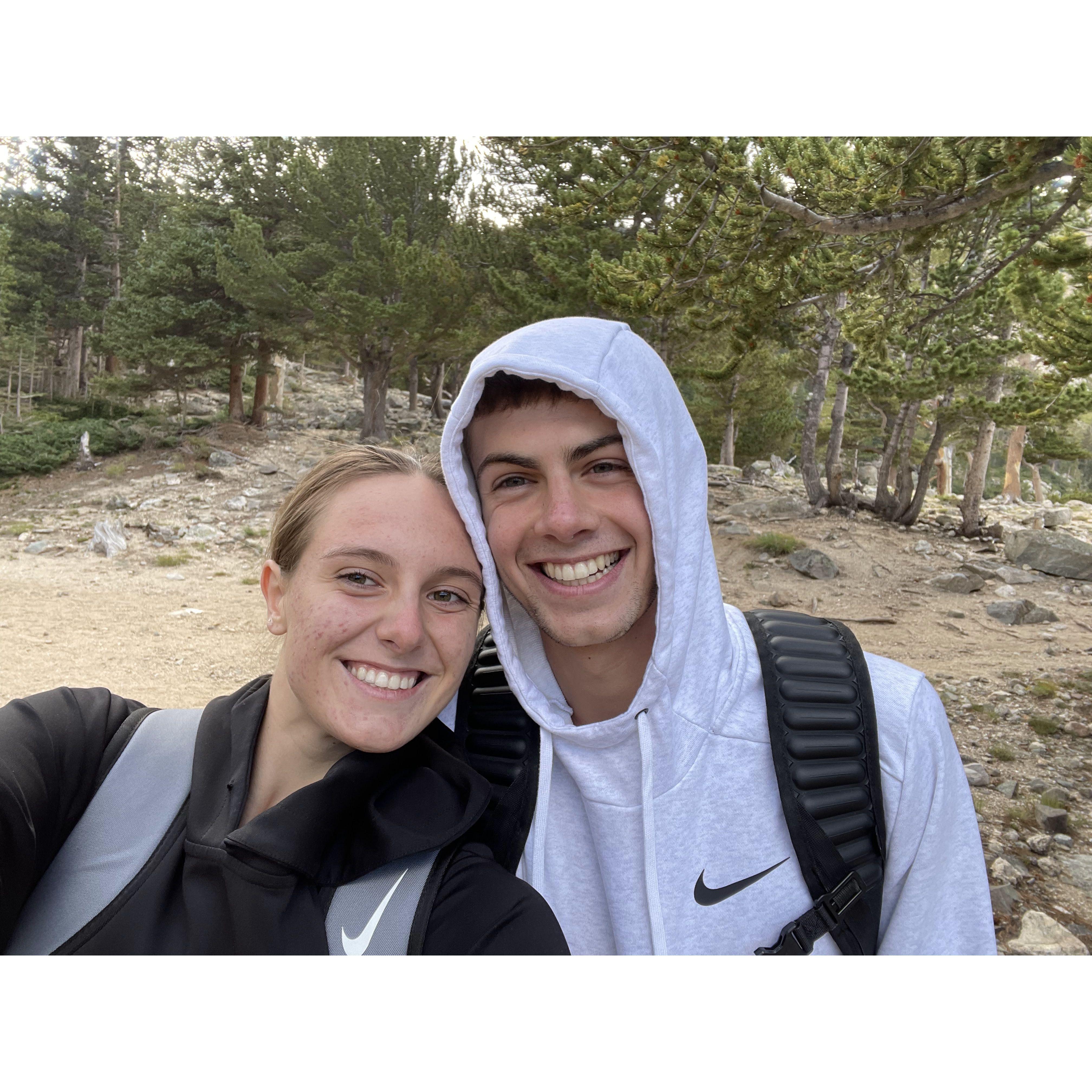Little Tanner and Lilly going on our first hike together (Aug 2021)