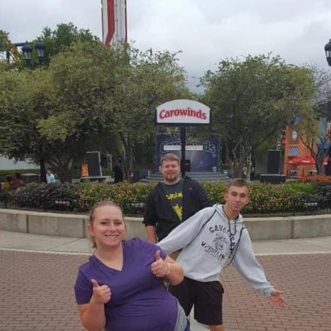 Josh hates rollercoasters. He knows that I love them so he rides them anyway.