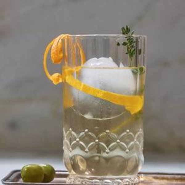 Savannah Tumbler Glasses, Clear Set of 4