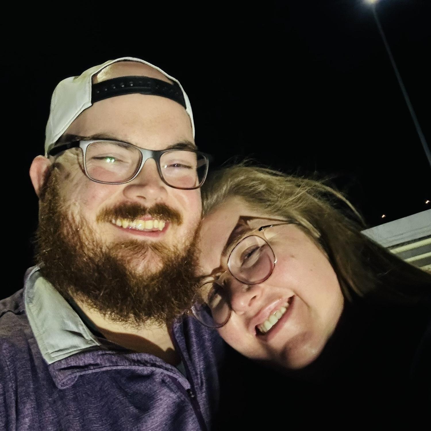 A night when we fell more in love on the Jenks pedestrian bridge.