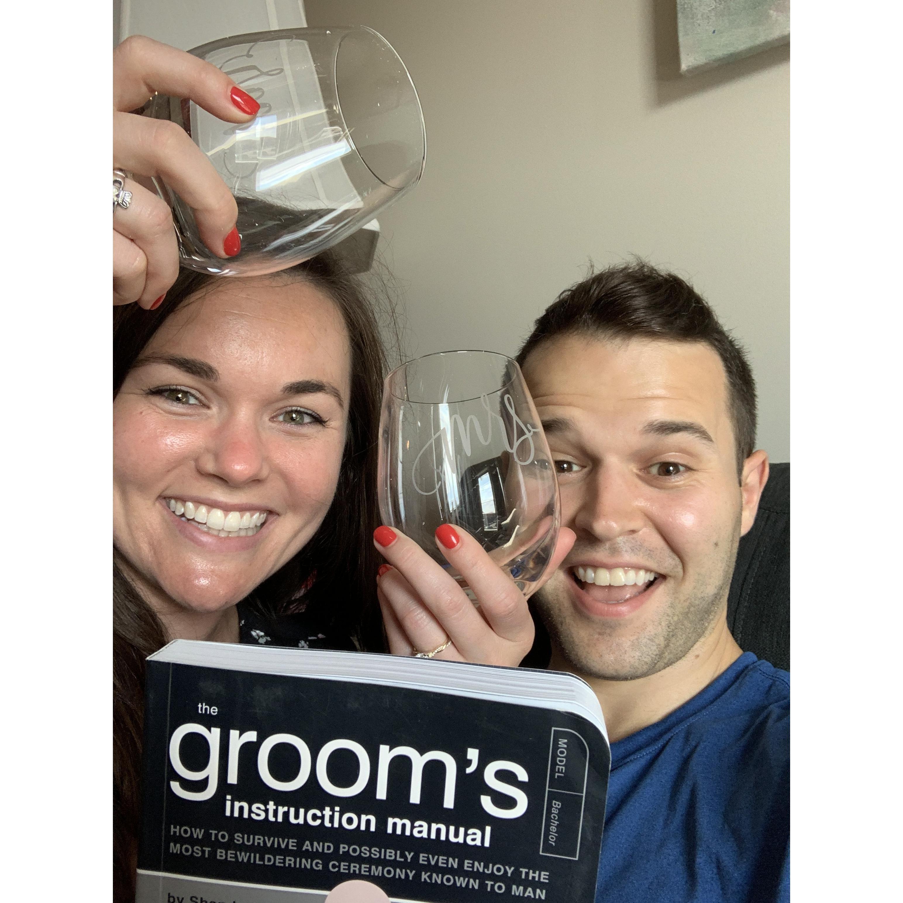 Sending Patrick & Lisette a Thank You for their thoughtful engagement gift!