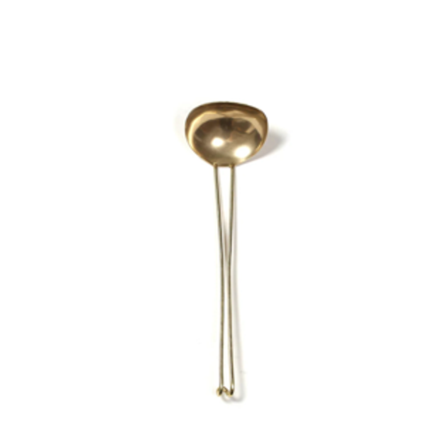 Brass Ladle with Curve