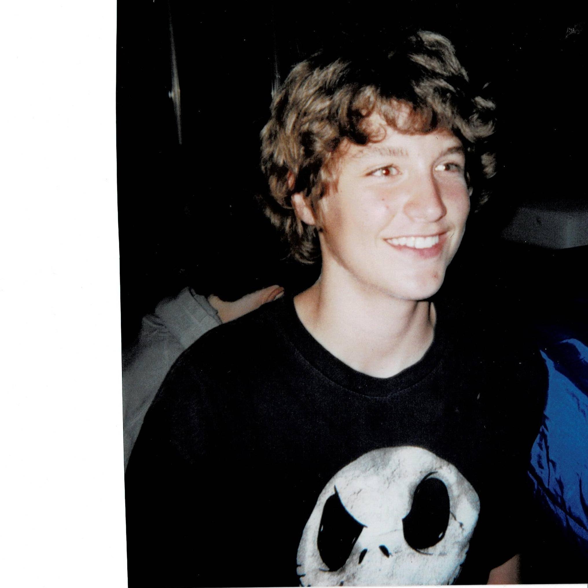 Young middle school Conner, at one of his birthday parties.