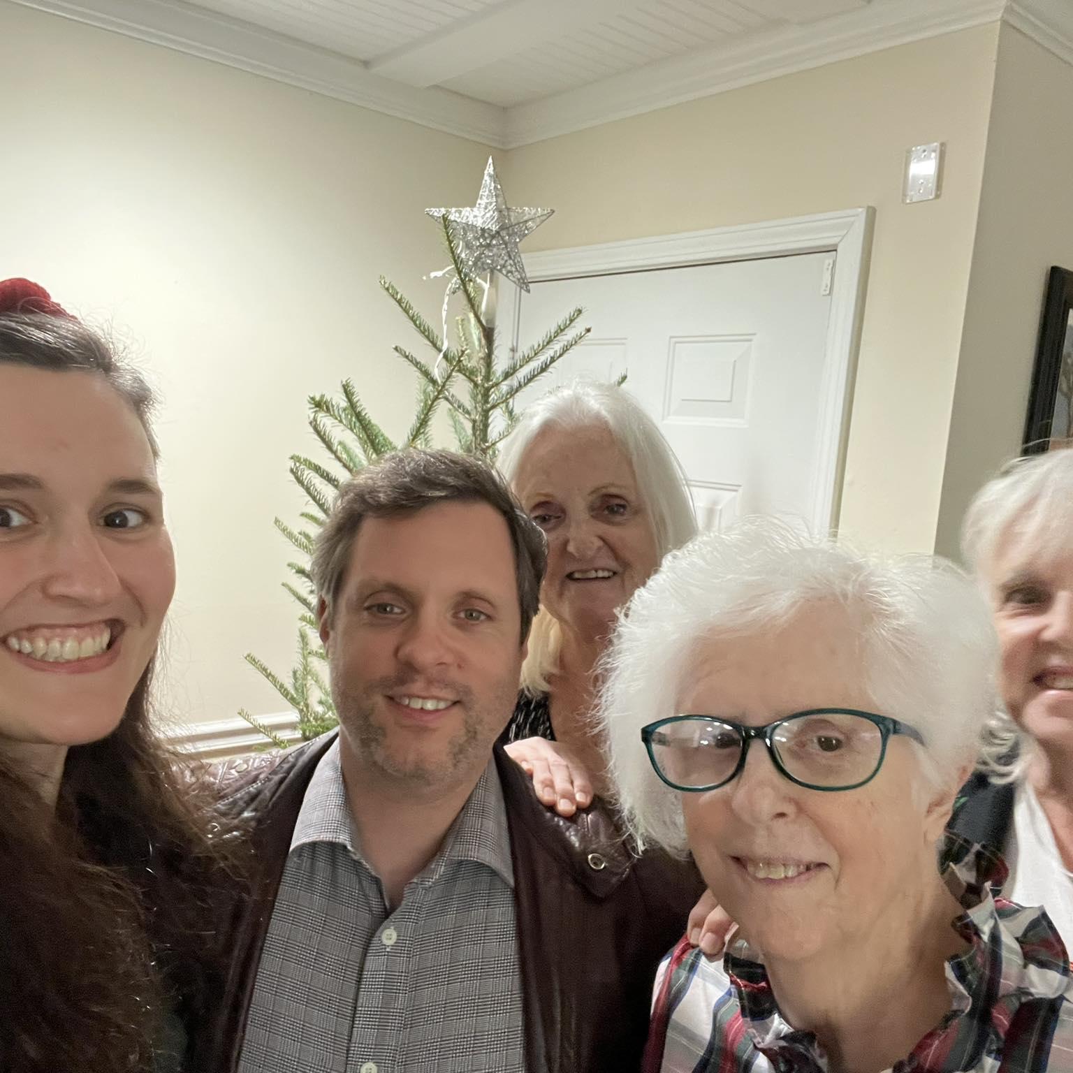 Ham/Hunter Christmas Selfie!