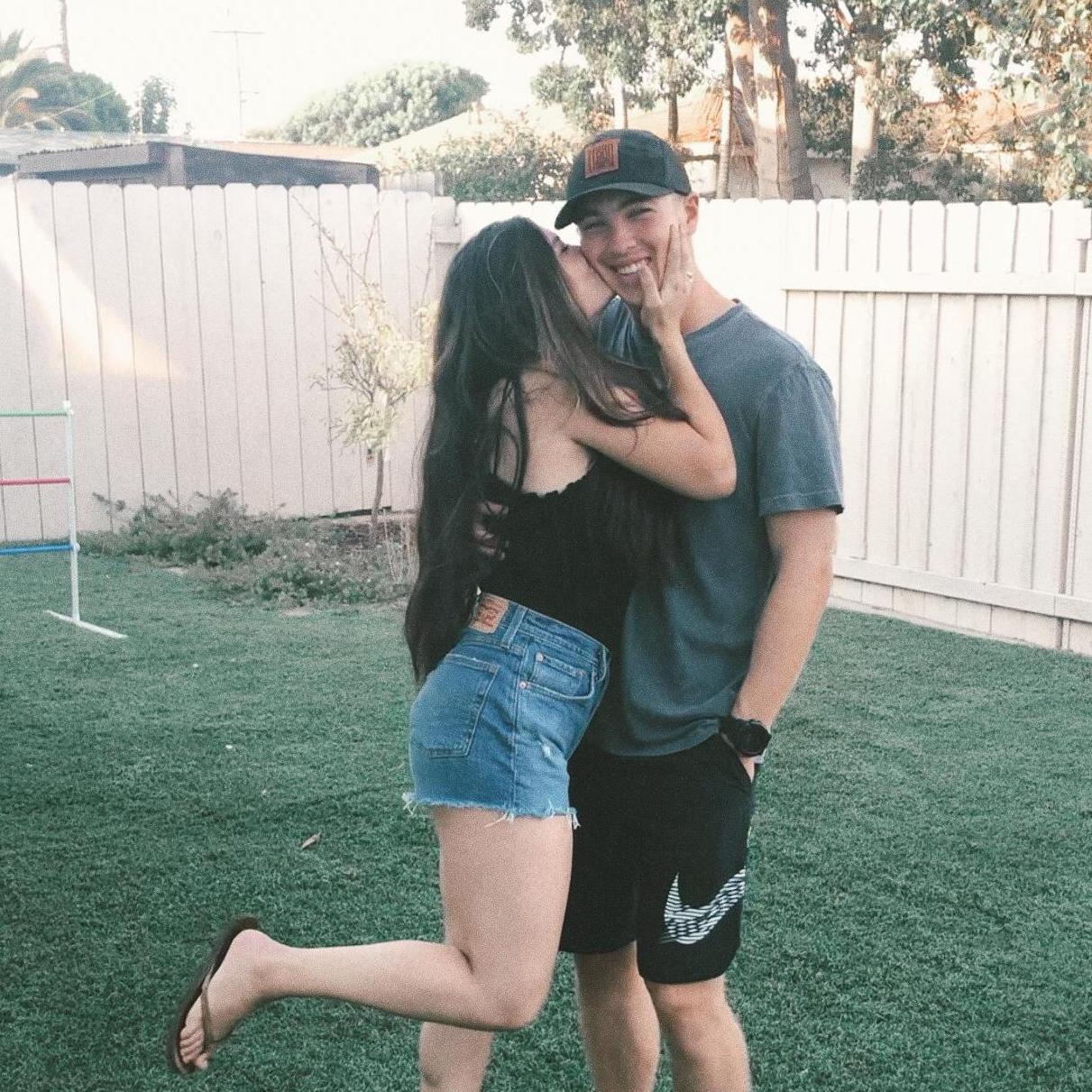 Seeing each other 7 months after kade left for boot camp in February 2019!