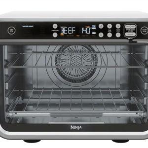 Ninja - Air Fry Oven, Foodi 10-in-1 Smart XL Countertop Convection Oven with Dehydrate & Reheat Capability - Stainless Silver
