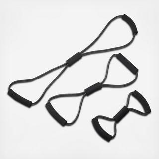 Tubing BowTie Exerciser 3-Piece Set