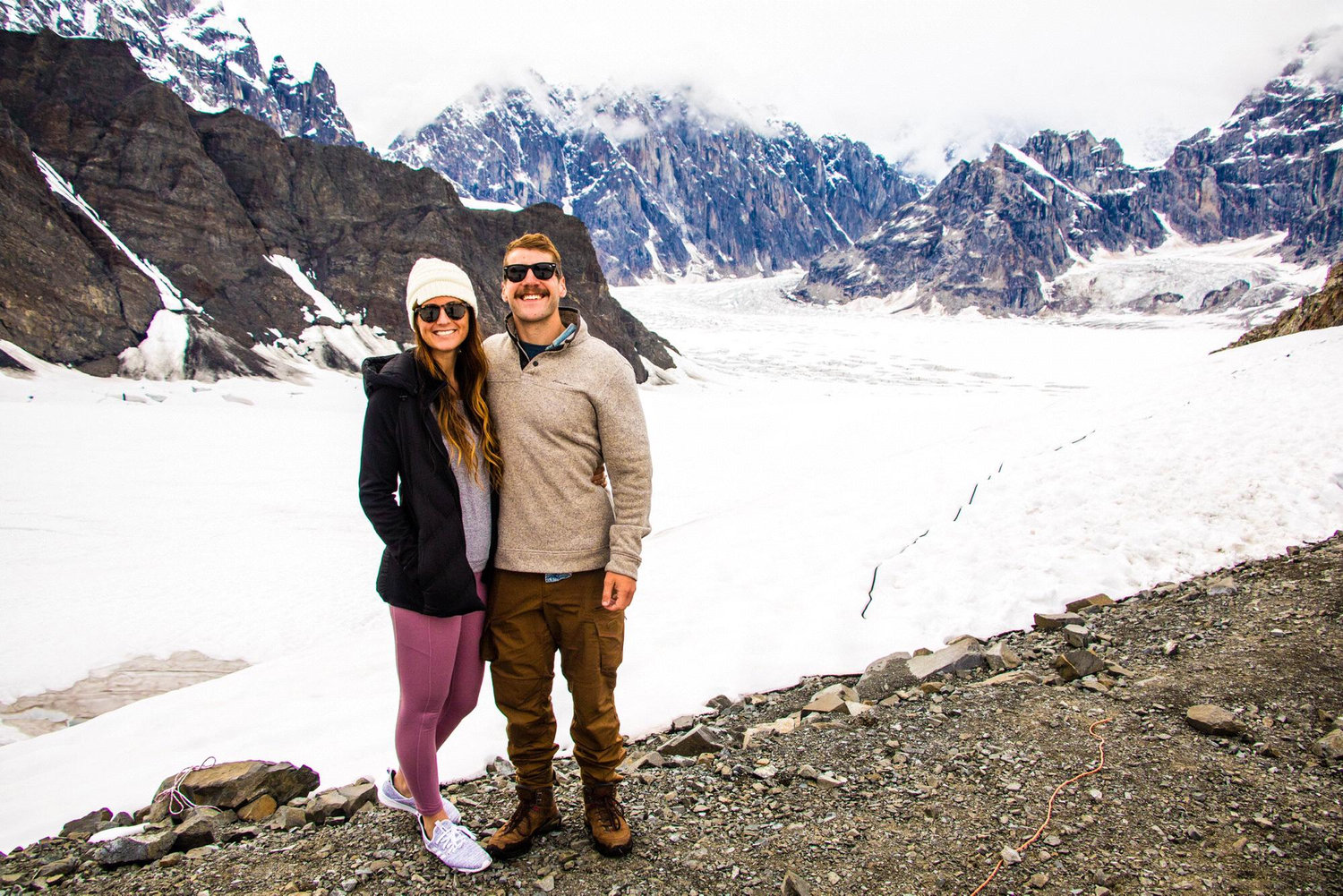 Our incredible view from where we got engaged!