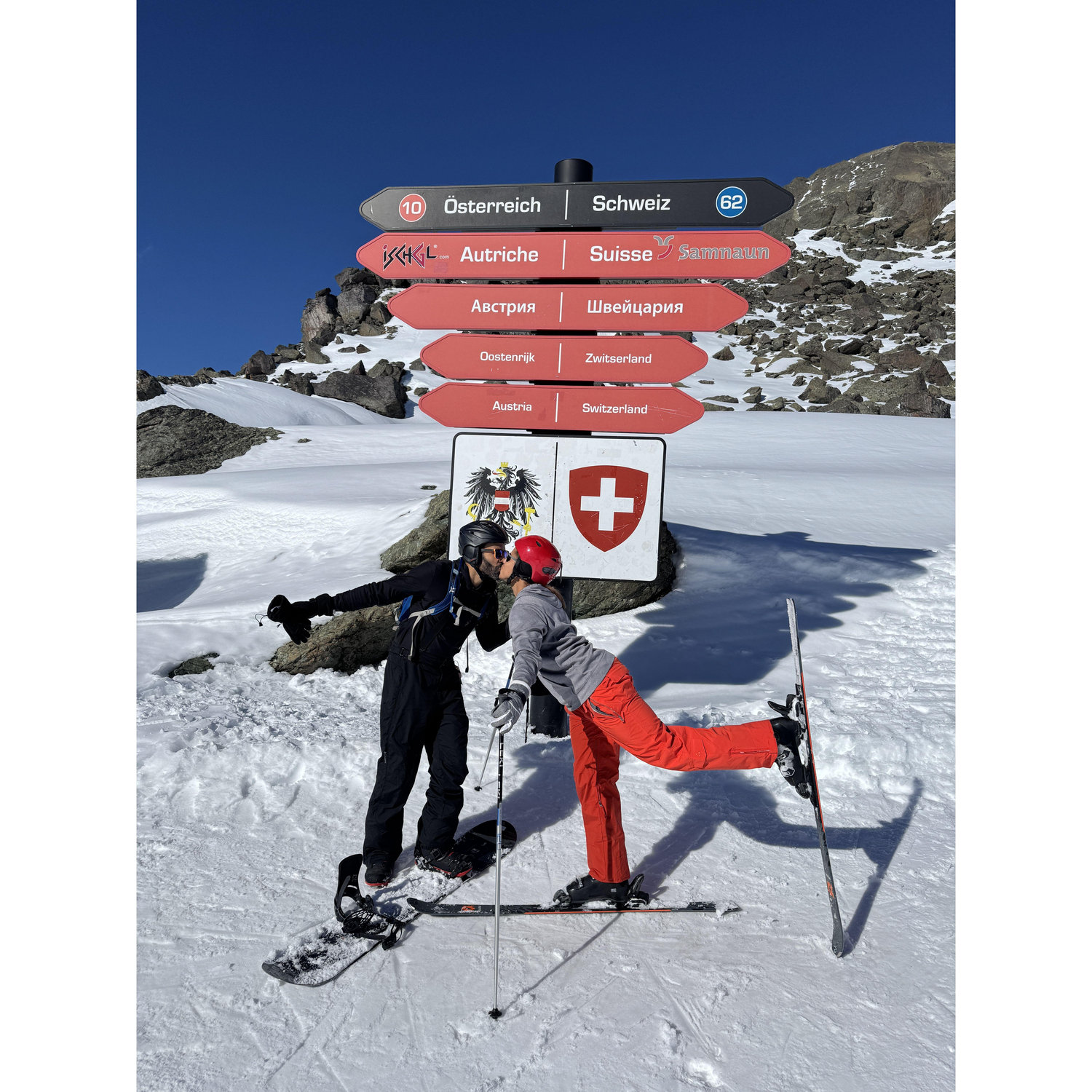 An amazing trip where we got to visit three countries! Flew into Germany and enjoyed skiing and snowboarding in Austria and Switzerland.