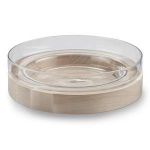 Lotta Clear Bowl with Ash Base