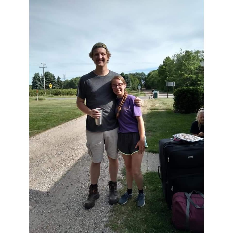 We started dating in early 2020. This is us fresh out of lockdown, headed to Alaska!