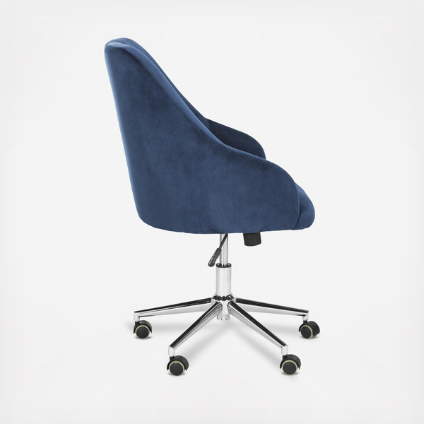 Safavieh, Evelynn Tufted Swivel Office Chair | Zola