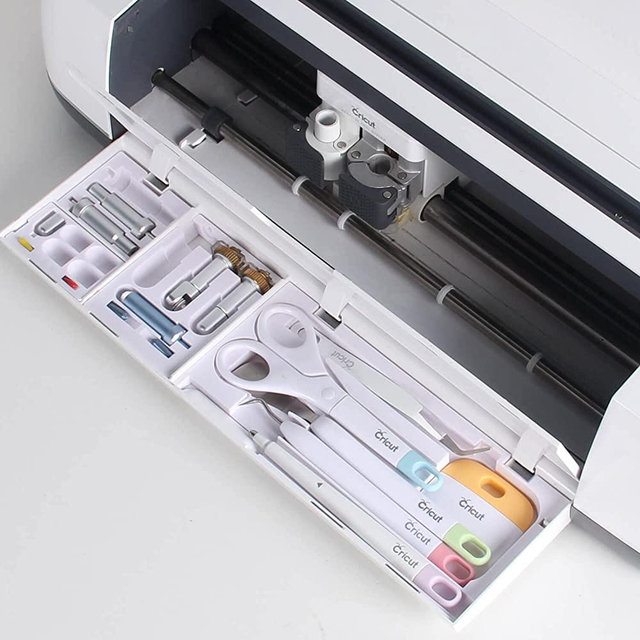 Tool Organizer for Cricut Maker 3/Maker, Cricut Blade Storage Accessories for Cutting Blades, Cricket Maker 3 Accessories and Supplies Organization, Knife and Blade Bundle Organizer (Tool Mod)