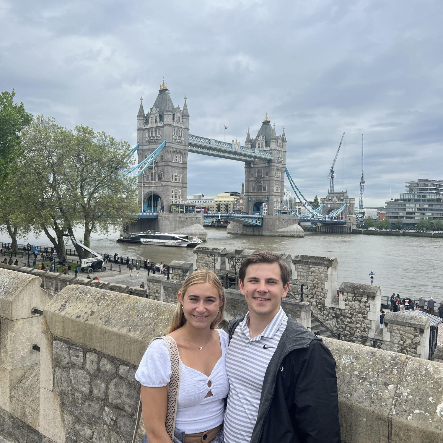 Erica and Pat in London together in 2023