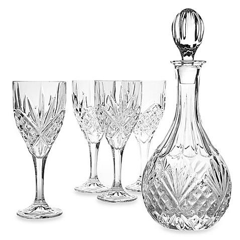 Godinger Dublin Crystal Wine 5-Piece Barware Set