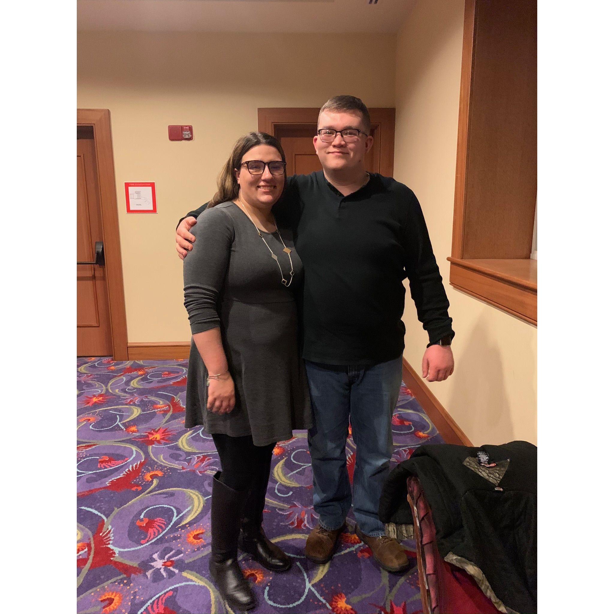 This was taken right after we got to see Bill Engvall!
