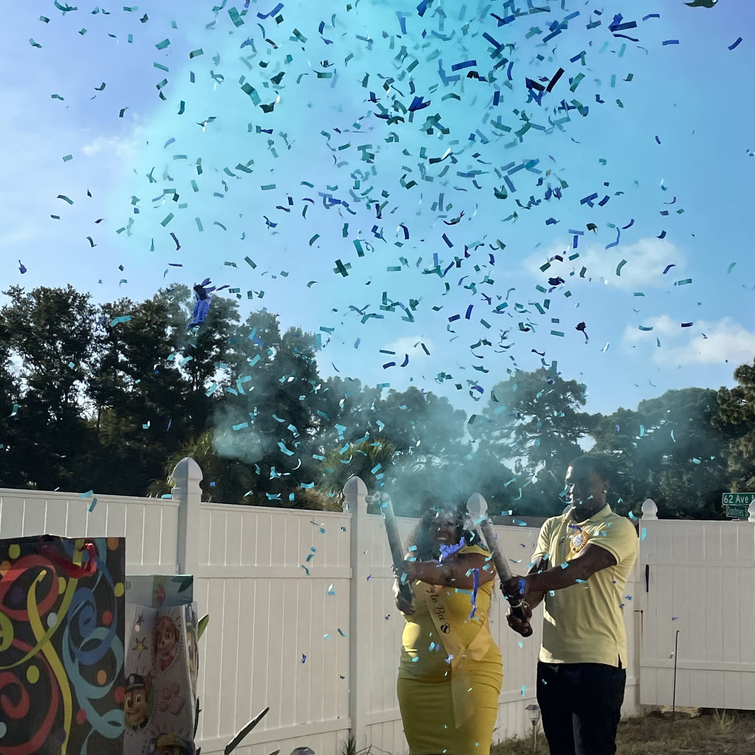 When we found out its a boy.
