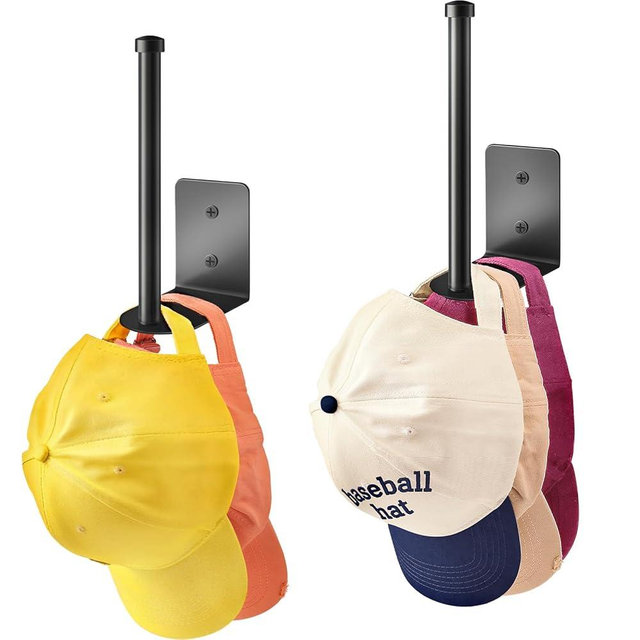 STYLISHT RV Essentials Hat Organizer: Camper Accessories 2 Pack - Hat Rack for RV Accessories Lovers - Perfect for Camper Accessory and Home Organization - Hat Rack for Wall