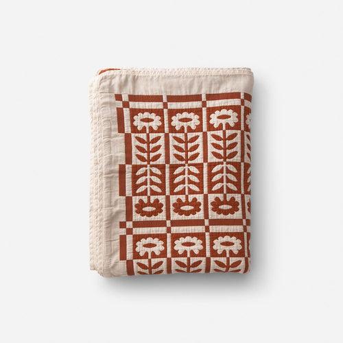 Stillwater Floral Quilt - Auburn