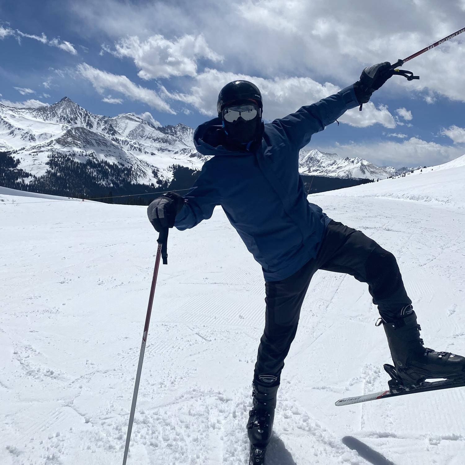 in his element…