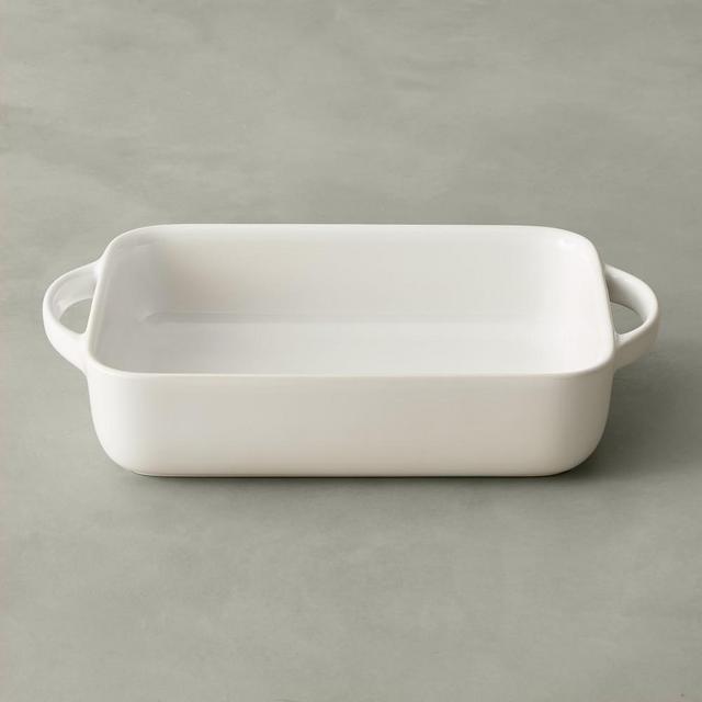Essential Rectangular Baker, 10 X 7, White