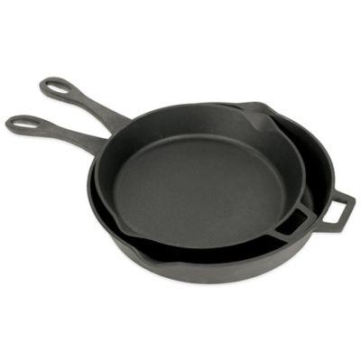 Bayou Classic® Cast Iron 2-Piece Skillet Set