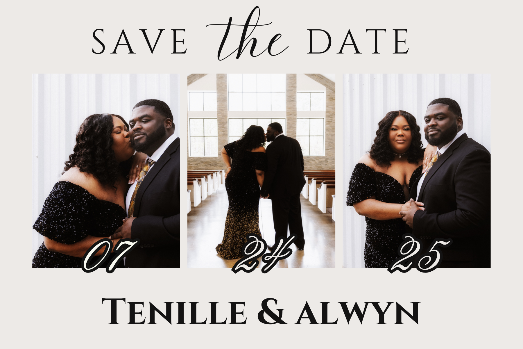 The Wedding Website of Tenille Jacobs and Alwyn Edwards