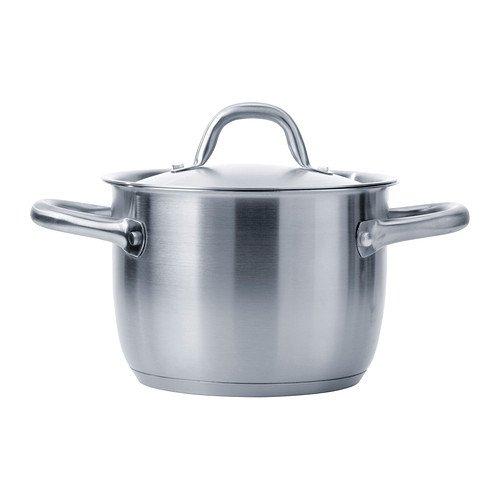 Ikea 365+ Stock Pot with Lid, Stainless Steel (5 Qt)