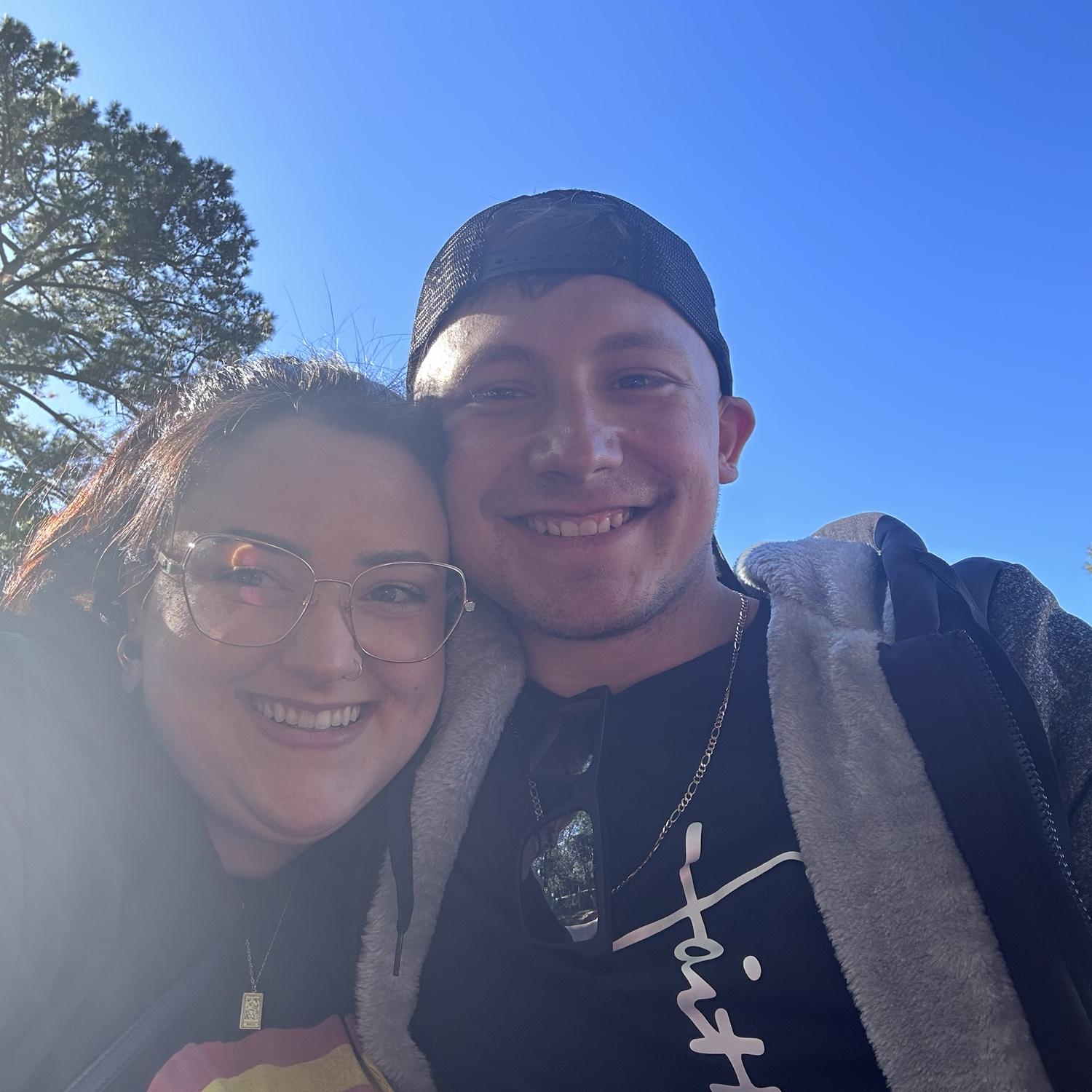 Our first picture together on our second date 💕