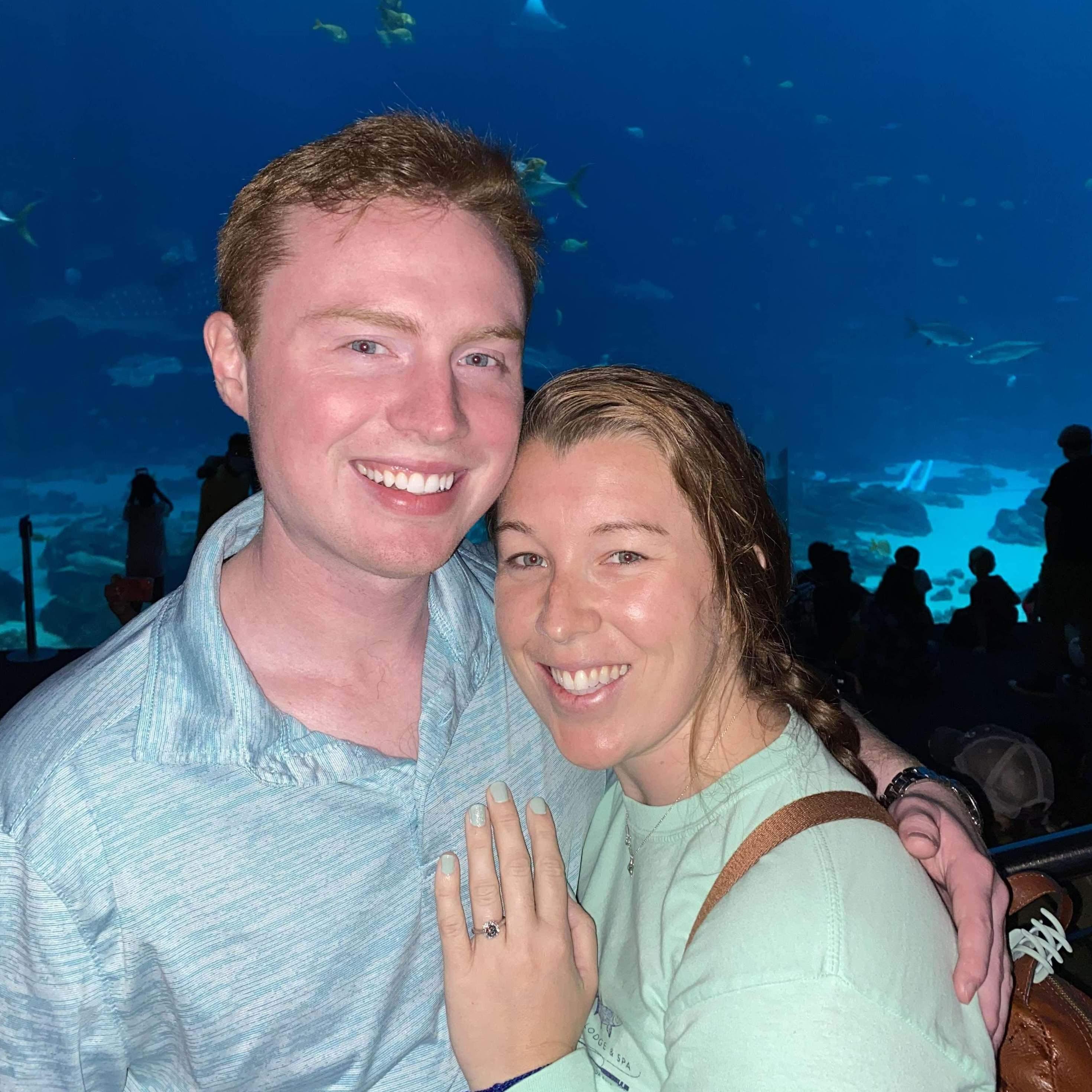 Post engagement photo