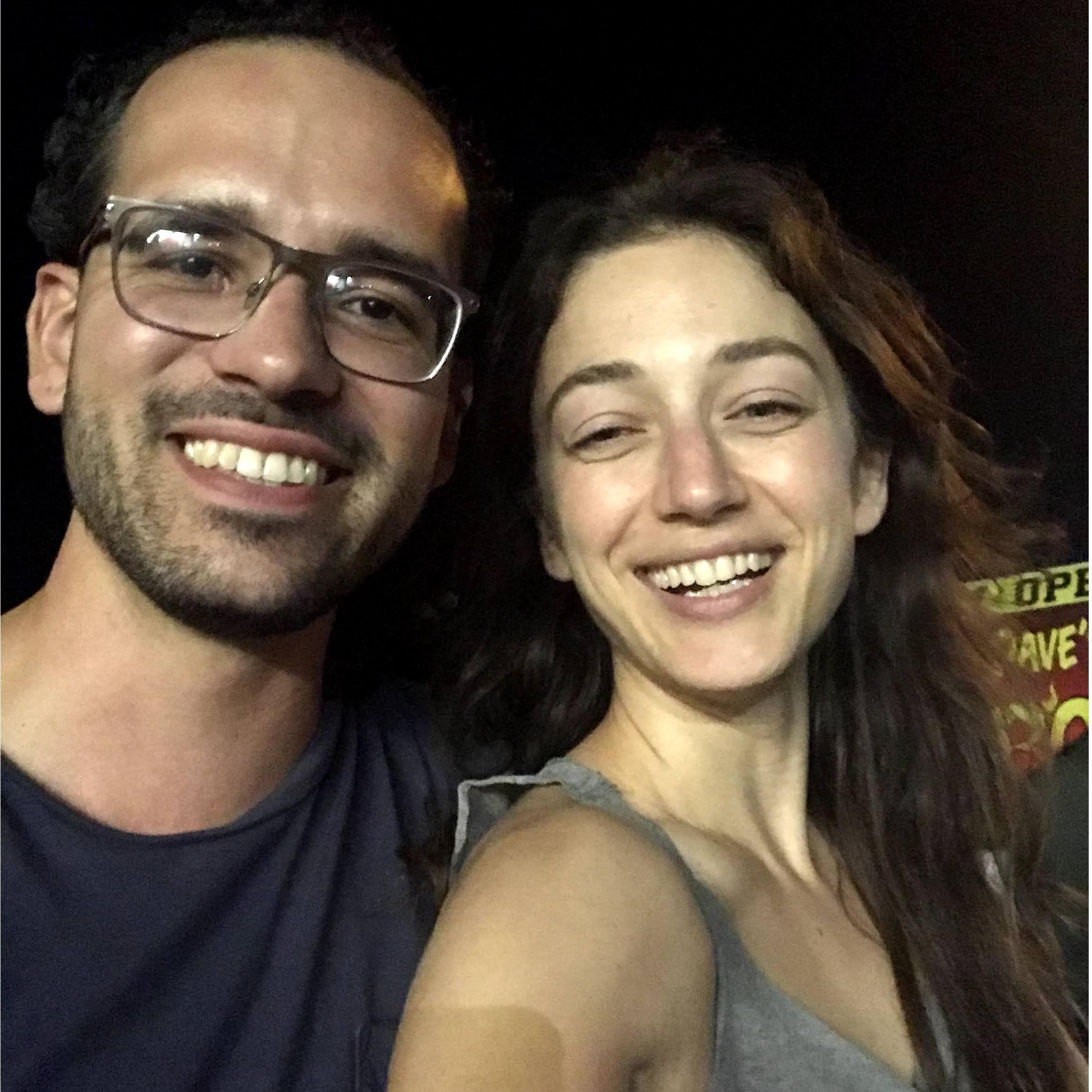 A selfie from right after we were officially together. It was a simple ice cream date filled with lots of giddy feelings!