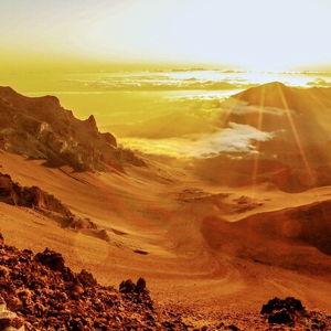 Sunset volcano tour