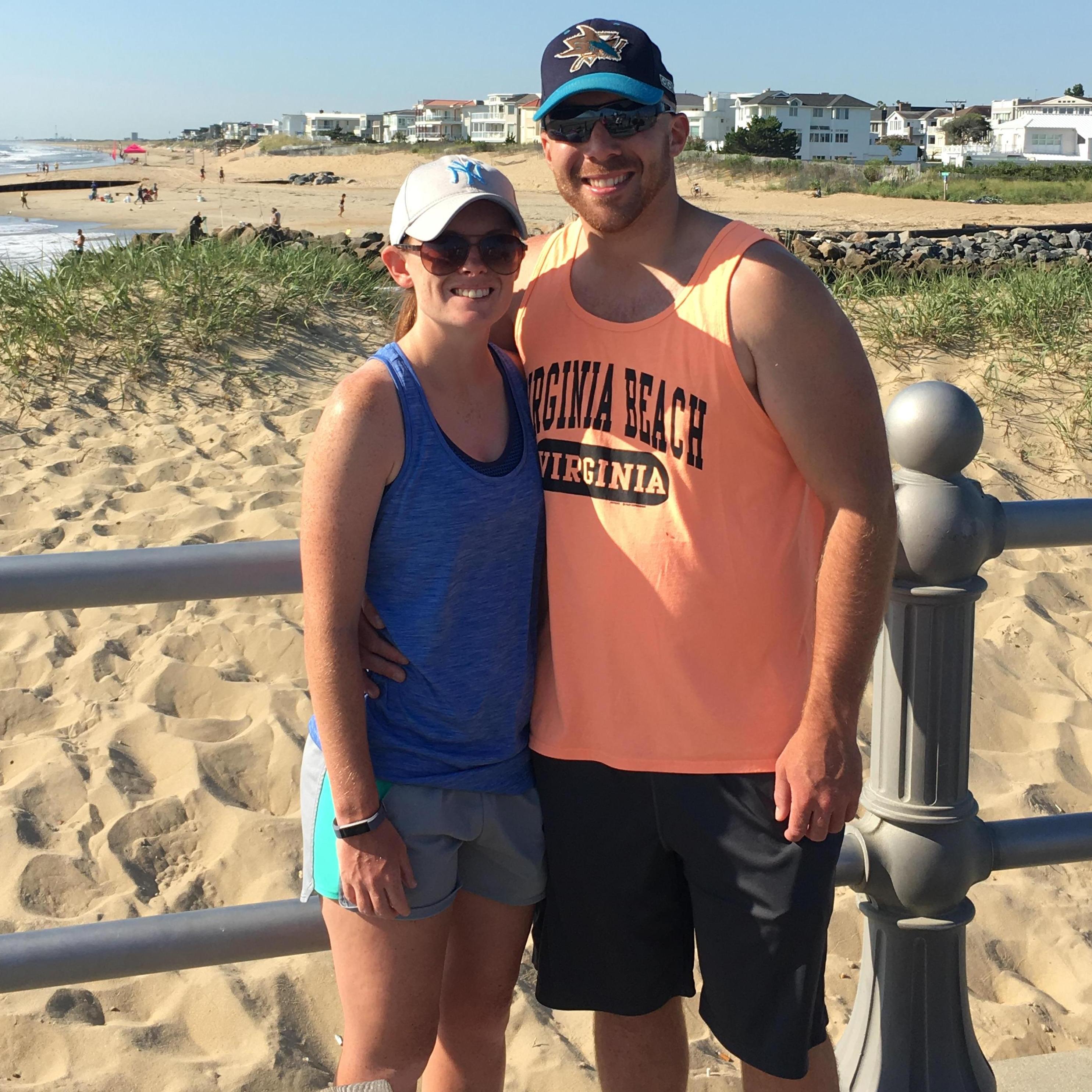 Summer 2017: Morning Virginia Beach bike rides.