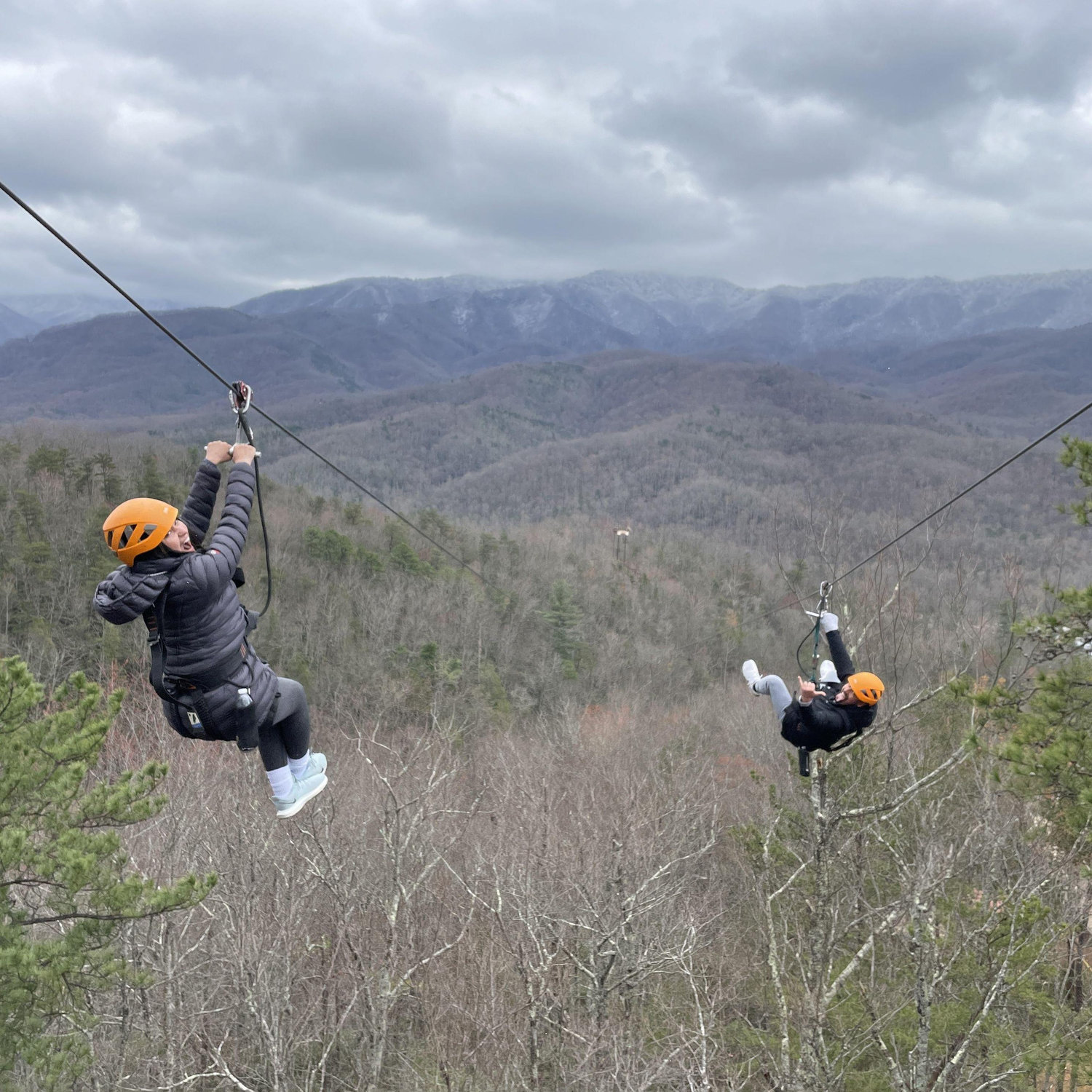 2023 - Zipline at Smoky Mountains.